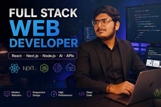 develop a professional full stack web application
