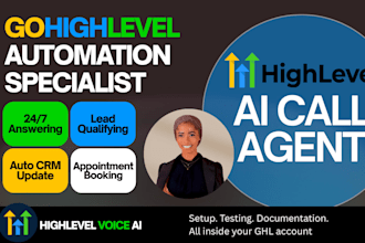gohighlevel voice agent ai ghl ai call agent setup  ghl ai bot chatbot workflow