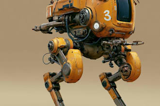 high quality robot, mecha concepts