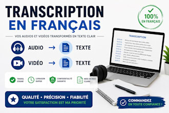 transcrire vos fichiers en f