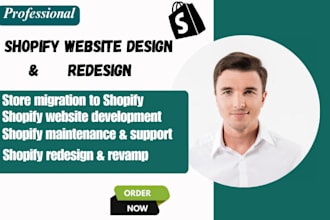build you a eye catching shopify dropshipping store, shopify website