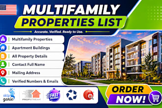 provide skip tracing for off market multifamily and commercial real estate