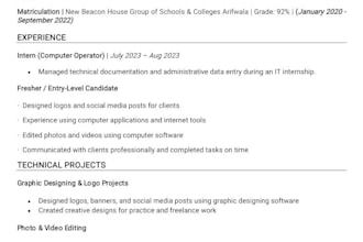 write professional ats CV and resume for job seekers