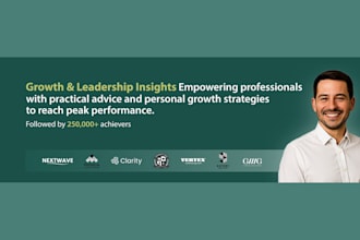 design a premium linkedin banner