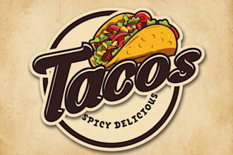 design food truck bistro restaurant logo for your business