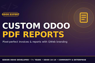 design custom odoo pdf reports and invoices with qweb