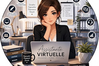 be your professional virtual assistant for administrative tasks in french