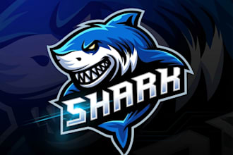 design high quality shark logo with unlimited revision