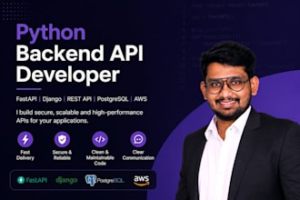 build or fix python fastapi and django rest apis