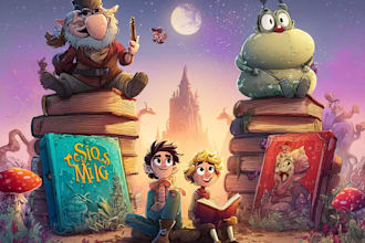 modern childrens book cover design