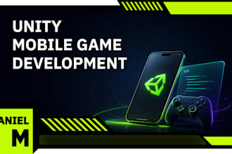 develop a unity mobile game for android and ios