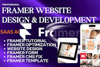build framer cms website framer landing page, figma to framer template saas ai