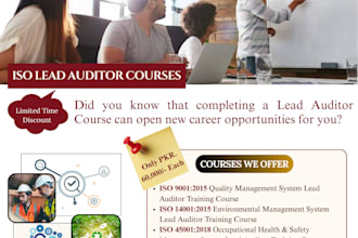provide iso 9001, 14001, and 45001 ims certification training