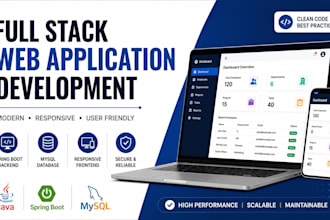 develop full stack web applications using java spring boot