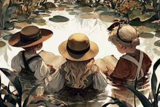 illustrate colorful pages for your childrens book