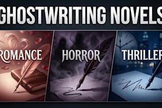 write romance horror and thriller novels