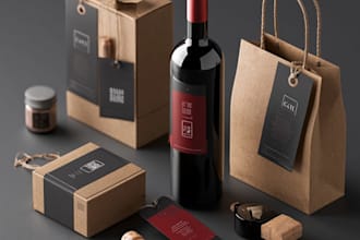 design minimalist supplement label and packaging