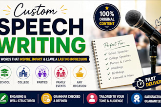 write an engaging speech for school, college or special events