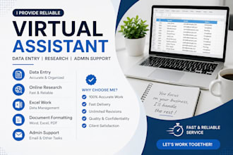 be your visual assistant, research and admin support