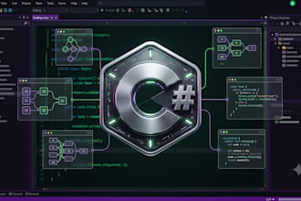 develop custom c sharp console applications and backend algorithms