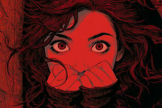 draw dark comic book art, noir illustration, and horror comics
