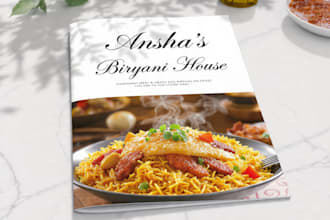 design a professional restaurant food menu card in canva