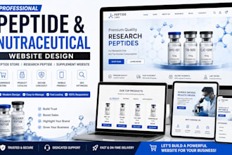peptide website peptide store research peptide supplement nutraceutical website