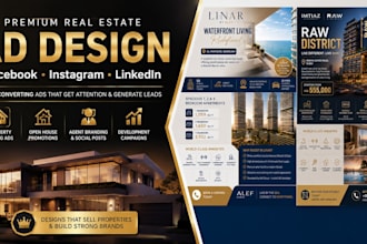 design real estate facebook ads and instagram ads images