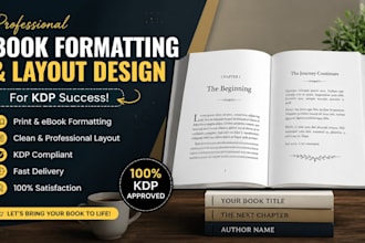 design book formatting and layout, KDP book formatting