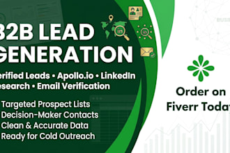 provide b2b lead generation and verified email lists