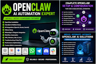 install, setup and optimize openclaw, clawdbot or moltbot ai automation