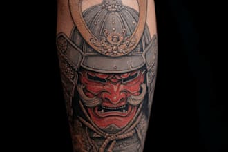 design a tattoo design in japanese style