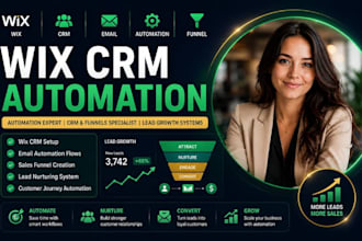 setup wix automation workflows wix email automation wix CRM wix sales funnel