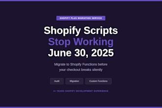 fix and migrate shopify scripts to functions for your checkout