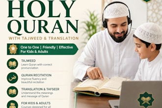 be your online holy quran tutor for kids and adults