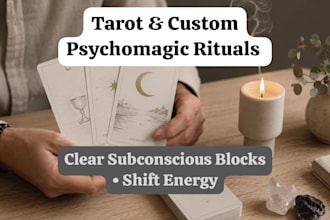 read tarot and design a custom symbolic ritual