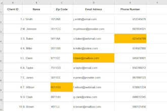 do manual data quality control and excel spreadsheet comparison