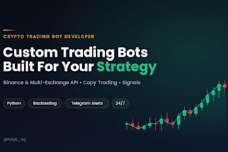 build a crypto trading bot with multi exchange API and copy trading