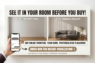 add furniture to your room photo before you buy