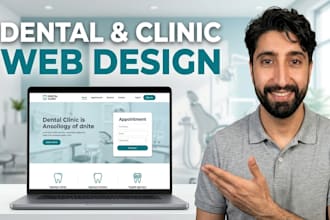 design medical, healthcare website, dental, clinic, hospital website