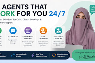 build ai calling agent, chatbot, booking, and support system