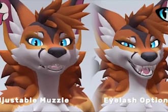 create custom vr chat avatar furry vrchat avatar edit fix convert upload avatar
