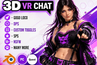 create custom vr chat avatar furry vrchat avatar edit fix convert upload avatar
