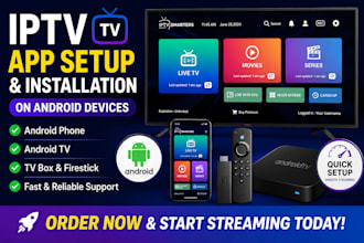set up and install your iptv app on android device