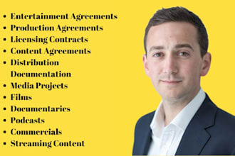 provide film clearance services, copyright review, and entertainment law support