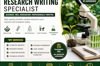 do scientific writing in agriculture and biotechnology