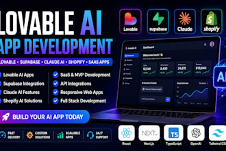 build lovable app, lovable ai bot, supabase, lovable ai shopify, lovable claude