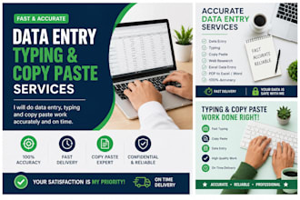 do data entry,typing and copy paste work accurately