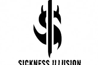 create dark horror, metal and gothic logo designs