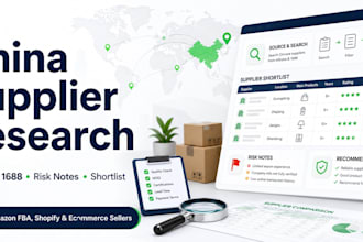 research chinese suppliers from alibaba and 1688